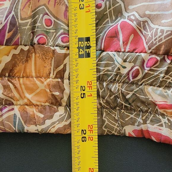 EVR Vintage Women's 100% Silk Bomber Jacket Full Zip Pockets Size Medium - Picture 12 of 15